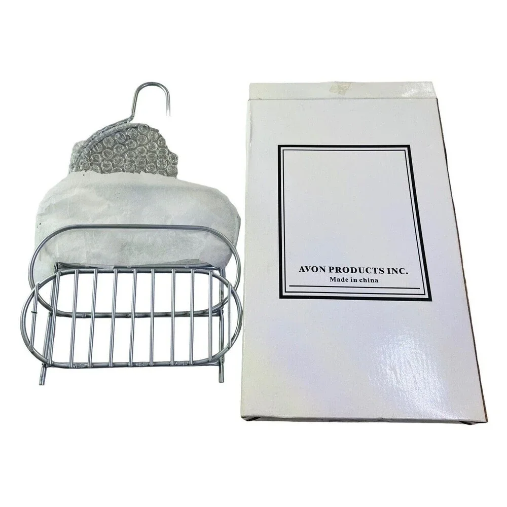 Avon Wire Shower Caddy And Mirror NEW In Box - FSC #F12013-1